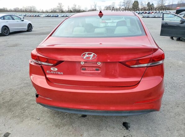 5NPD84LF3HH110623 2017 HYUNDAI ELANTRA Red Հետևի տեսք
