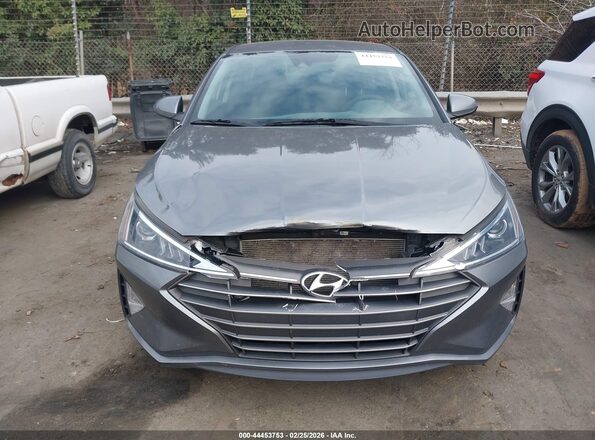5NPD84LF3KH419466 2019 HYUNDAI ELANTRA Серый Вид щитка приборов