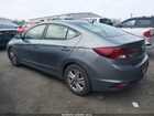 2019 Hyundai Elantra Sel Серый vin: 5NPD84LF3KH419466