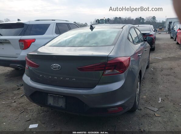 5NPD84LF3KH419466 2019 HYUNDAI ELANTRA Серый 