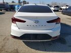 2019 Hyundai Elantra Sel White vin: 5NPD84LF3KH437837
