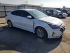 2019 Hyundai Elantra Sel White vin: 5NPD84LF3KH437837