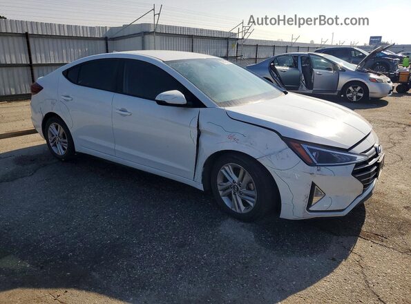 5NPD84LF3KH437837 2019 HYUNDAI ELANTRA White Front right