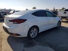 2019 Hyundai Elantra Sel White vin: 5NPD84LF3KH437837