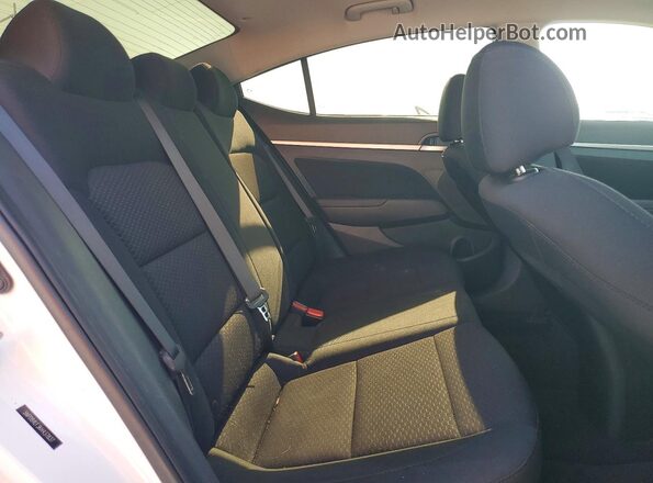 5NPD84LF3KH437837 2019 HYUNDAI ELANTRA White Rear seats view