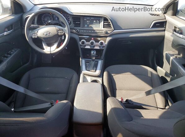 5NPD84LF3KH437837 2019 HYUNDAI ELANTRA White Dashboard view