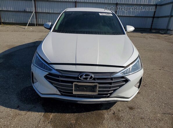 5NPD84LF3KH437837 2019 HYUNDAI ELANTRA White Front view