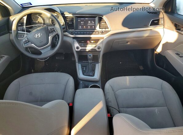 5NPD84LF4JH348213 2018 HYUNDAI ELANTRA Gray Dashboard view