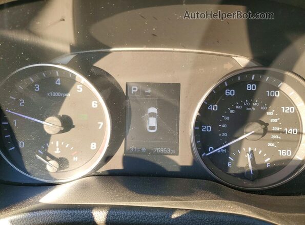 5NPD84LF4JH348213 2018 HYUNDAI ELANTRA Gray Instrument cluster view