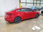 2019 Hyundai Elantra Sel Красный vin: 5NPD84LF4KH477280