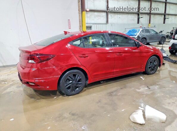 5NPD84LF4KH477280 2019 HYUNDAI ELANTRA Красный Задняя правая четверть