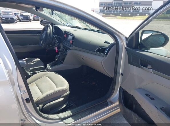 5NPD84LF5HH212070 2017 HYUNDAI ELANTRA Silver Widok wnętrza z przodu