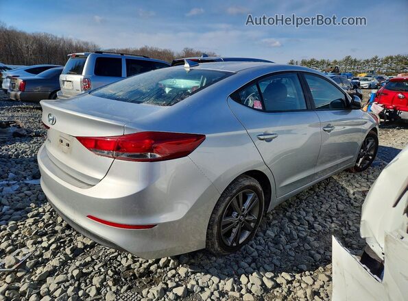 5NPD84LF5JH268256 2018 HYUNDAI ELANTRA Серебряный Задняя правая четверть