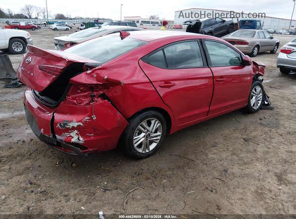 5NPD84LF5LH550965 2020 HYUNDAI ELANTRA Темно-бордовый Задняя правая четверть