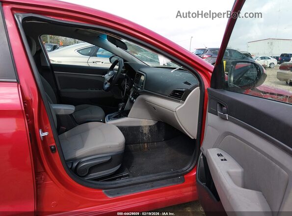5NPD84LF5LH550965 2020 HYUNDAI ELANTRA Темно-бордовый Вид салона спереди