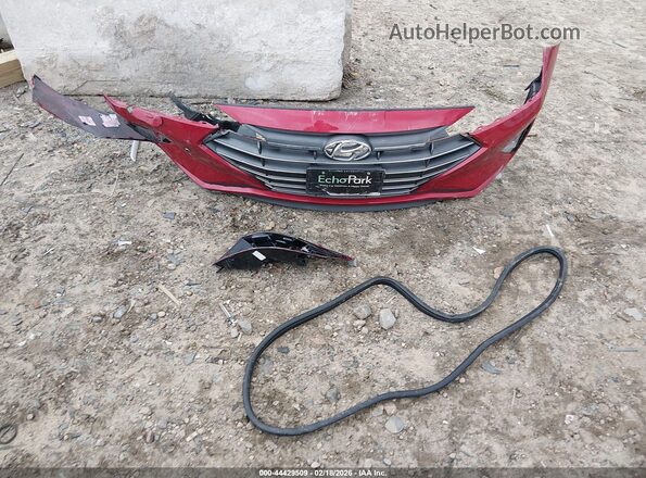 5NPD84LF5LH550965 2020 HYUNDAI ELANTRA Темно-бордовый Вид щитка приборов