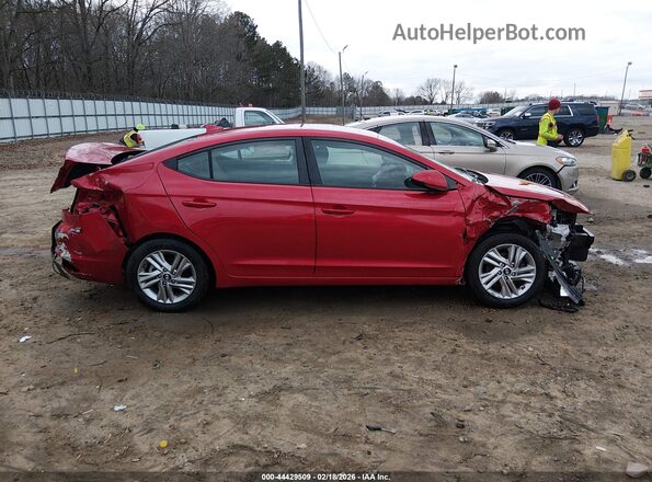 5NPD84LF5LH550965 2020 HYUNDAI ELANTRA Темно-бордовый Панорамный вид салона 360°