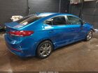 2018 Hyundai Elantra Sel Синий vin: 5NPD84LF6JH224458
