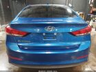 2018 Hyundai Elantra Sel Синий vin: 5NPD84LF6JH224458