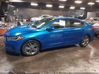 2018 Hyundai Elantra Sel Синий vin: 5NPD84LF6JH224458