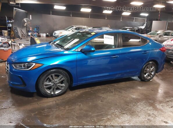 5NPD84LF6JH224458 2018 HYUNDAI ELANTRA Синий Панорамный вид салона 360°