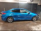 2018 Hyundai Elantra Sel Синий vin: 5NPD84LF6JH224458