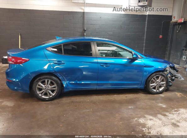 5NPD84LF6JH224458 2018 HYUNDAI ELANTRA Синий Вид задней части салона