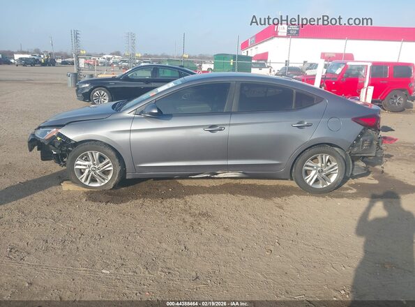 5NPD84LF6KH420191 2019 HYUNDAI ELANTRA Gray 