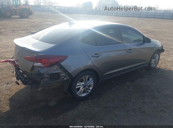 5NPD84LF6KH420191 2019 HYUNDAI ELANTRA Gray უკანა მარჯვენა