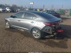 2019 Hyundai Elantra Sel Gray vin: 5NPD84LF6KH420191