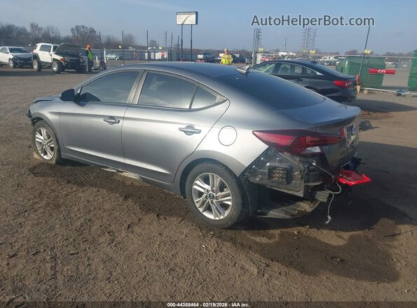5NPD84LF6KH420191 2019 HYUNDAI ELANTRA Gray უკანა მარცხენა
