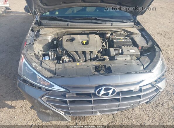 5NPD84LF6KH420191 2019 HYUNDAI ELANTRA Gray უკანა ხედი