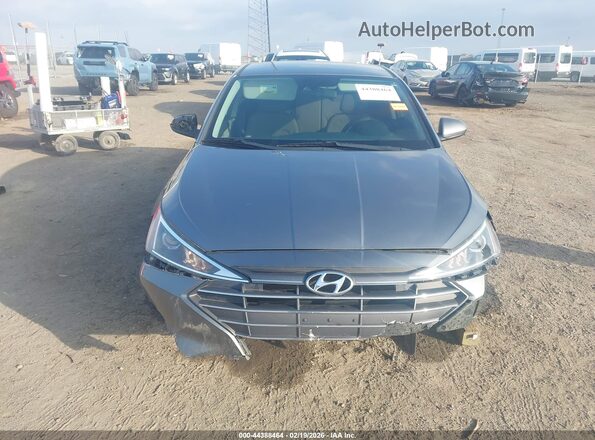 5NPD84LF6KH420191 2019 HYUNDAI ELANTRA Gray უკანა სალონის ხედი
