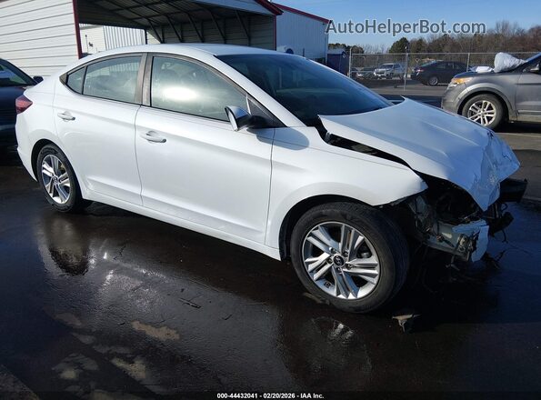 5NPD84LF7KH454852 2019 HYUNDAI ELANTRA White Front right