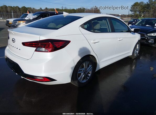 5NPD84LF7KH454852 2019 HYUNDAI ELANTRA White Rear right