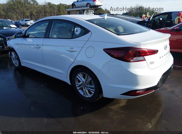 5NPD84LF7KH454852 2019 HYUNDAI ELANTRA White Rear left
