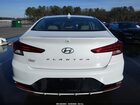2019 Hyundai Elantra Sel White vin: 5NPD84LF7KH454852