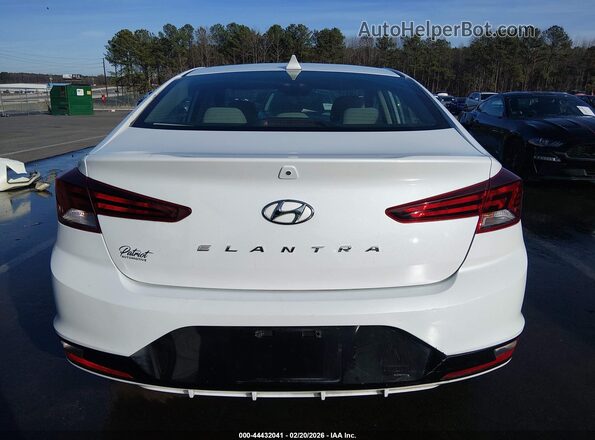 5NPD84LF7KH454852 2019 HYUNDAI ELANTRA White 