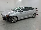 2020 Hyundai Elantra Sel Silver vin: 5NPD84LF7LH526330
