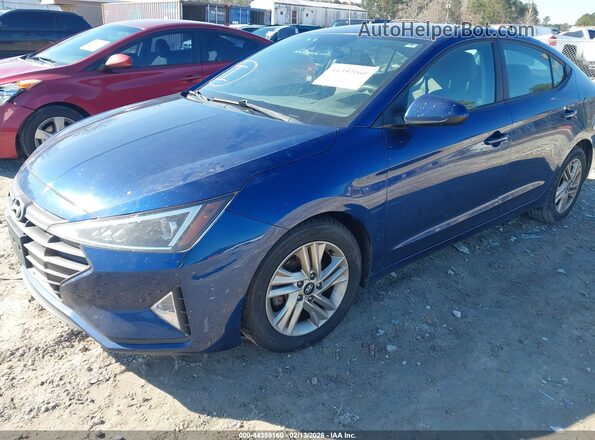 5NPD84LF7LH530944 2020 HYUNDAI ELANTRA Blue Vista tres cuartos delantera izquierda