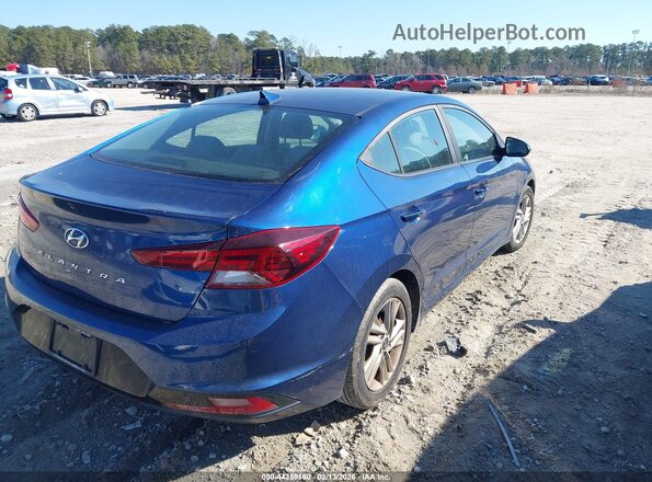 5NPD84LF7LH530944 2020 HYUNDAI ELANTRA Blue Trasero derecho