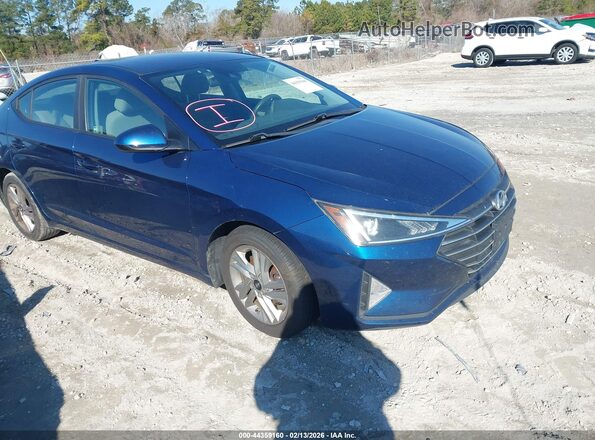 5NPD84LF7LH530944 2020 HYUNDAI ELANTRA Blue Delantero derecho