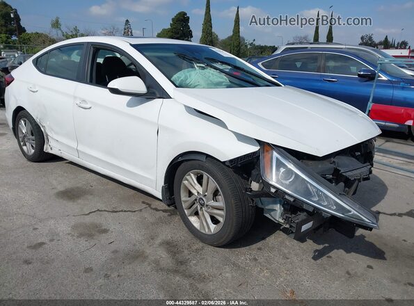 5NPD84LF7LH605562 2020 HYUNDAI ELANTRA Белый Передняя правая четверть