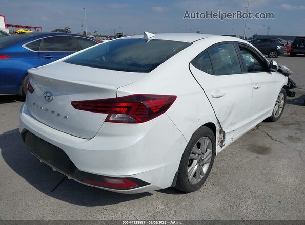 5NPD84LF7LH605562 2020 HYUNDAI ELANTRA Белый Задняя правая четверть