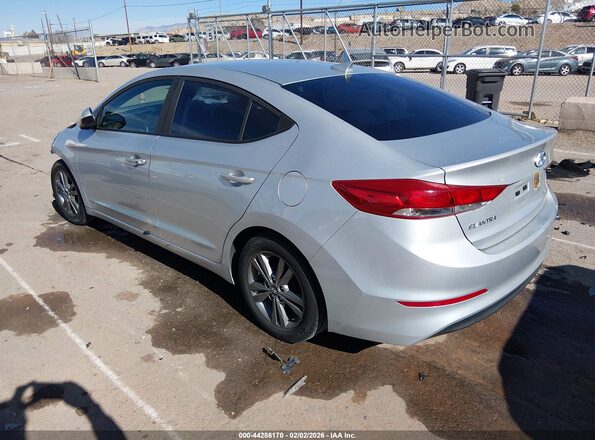 5NPD84LF9HH023194 2017 HYUNDAI ELANTRA Silver Trasero izquierdo