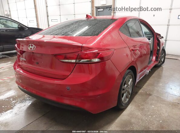 5NPD84LF9HH072007 2017 HYUNDAI ELANTRA Red Rear right