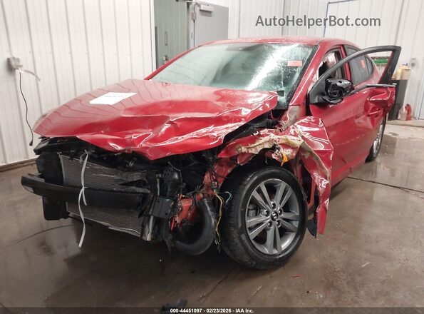 5NPD84LF9HH072007 2017 HYUNDAI ELANTRA Red Front left