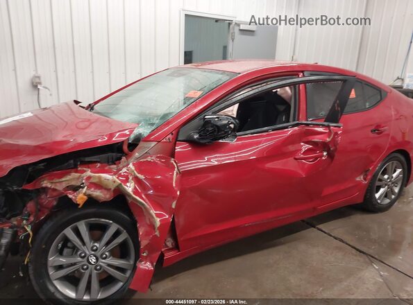 5NPD84LF9HH072007 2017 HYUNDAI ELANTRA Red 