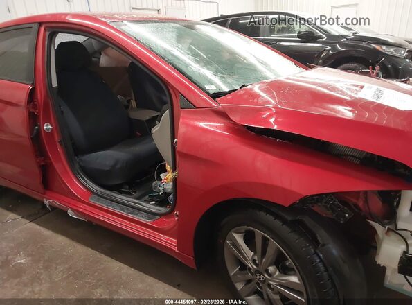5NPD84LF9HH072007 2017 HYUNDAI ELANTRA Red 