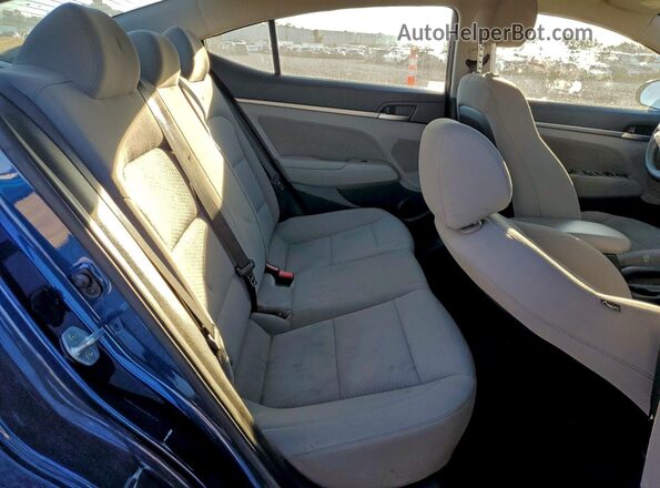5NPD84LF9KH421013 2019 HYUNDAI ELANTRA Синий Вид задних сидений